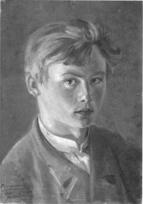 Karl Stauffer Bern Selbstportrait 1875