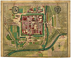 Stadtplan von Jena in der Mitte des 18. Jahrhunderts