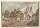 Stadtansicht der Stadt Halberstadt im Jahr 1811
