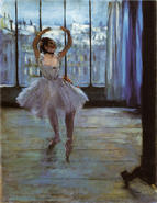 Degas Tänzerin beim Fotografen