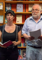 Julia Knapp und Bernhard Echte in der Buchhandlung Mahr ©www.hs53.de